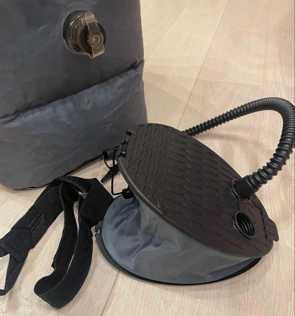 FLY-TOT フライトット　エアフットレスト グレー