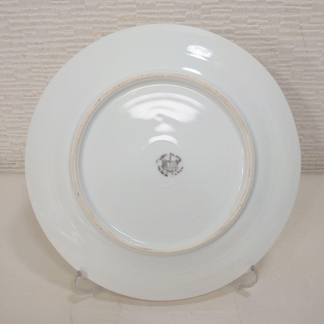 アンティーク オールドジャパン クリスマスボール ケーキ皿 4枚 ハンドペイント