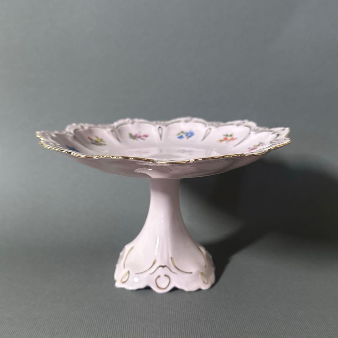 状態良好◇ショドフ　ホドフ　H &Ｃ◇ピンクポーセリン　コンポート皿　小さめ