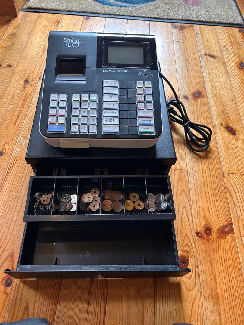 TOWA SX-150H レジスター 鍵付き ロール紙×5束