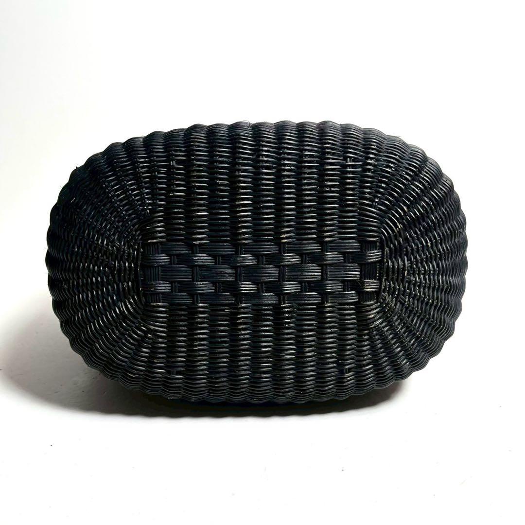 manimaris シンプルトートバッグ カゴバッグ ブラック