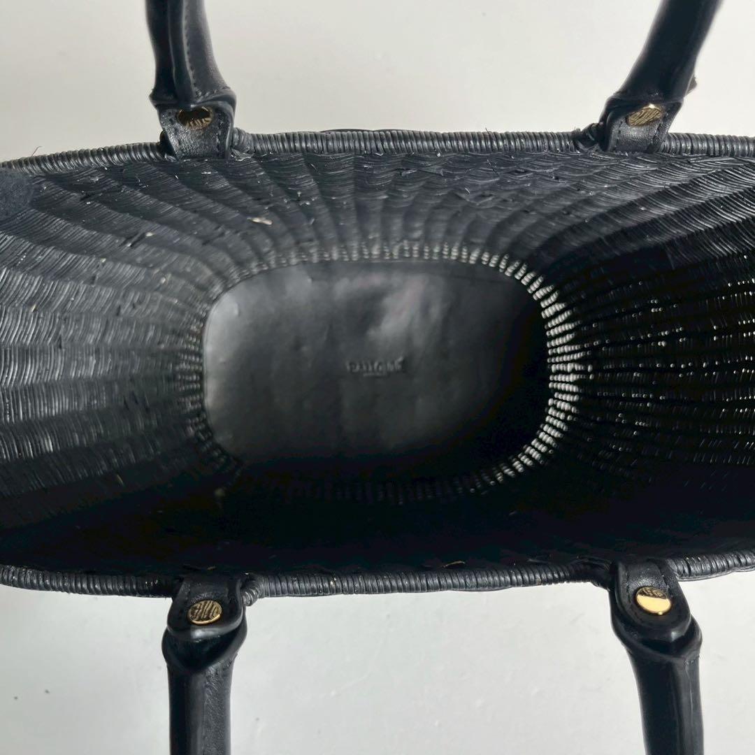 manimaris シンプルトートバッグ カゴバッグ ブラック