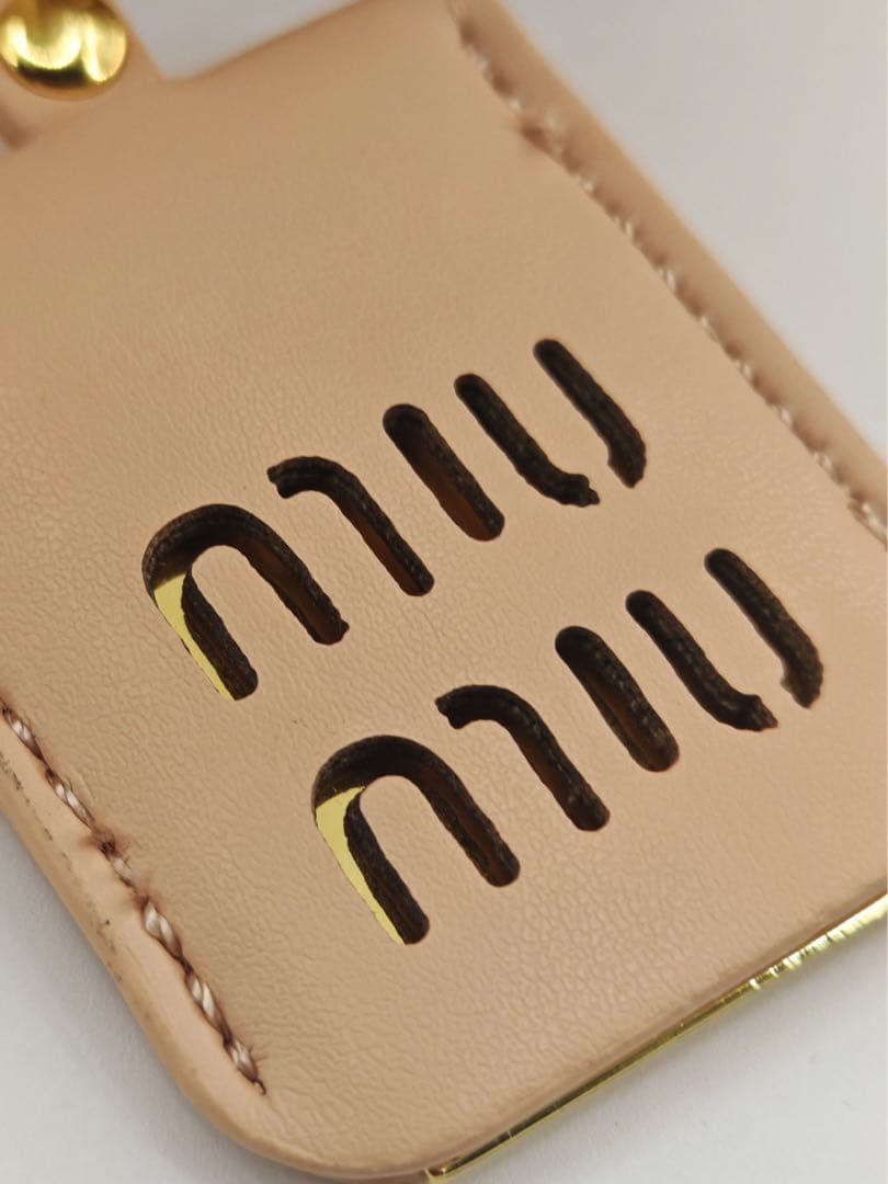 【お値下げ】MIU MIU ミニボストン キルティング ベージュ ゴールド金具