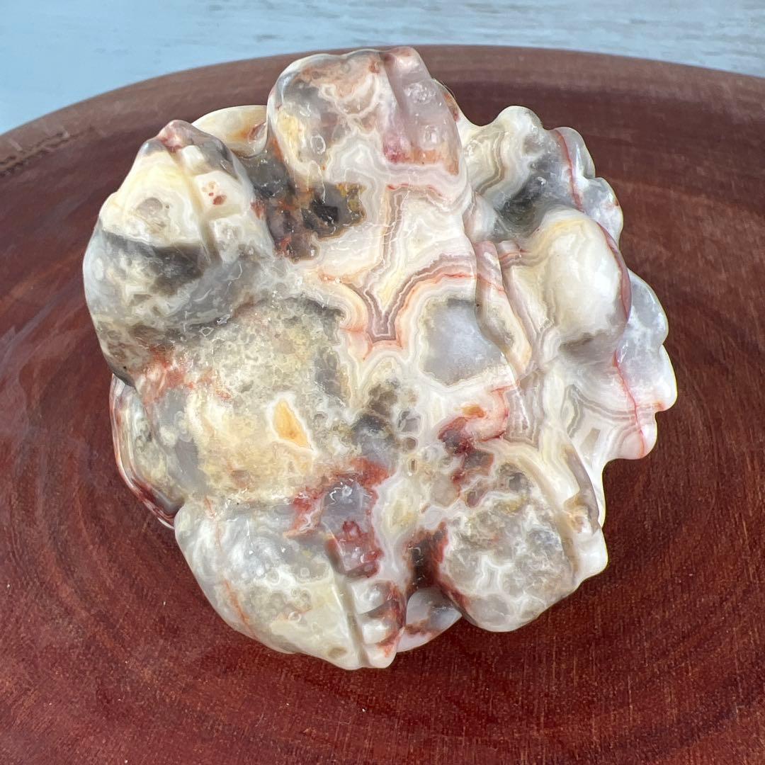 天然石　ロングイ　メキシコ瑪瑙　メキシコクレイジーアゲート