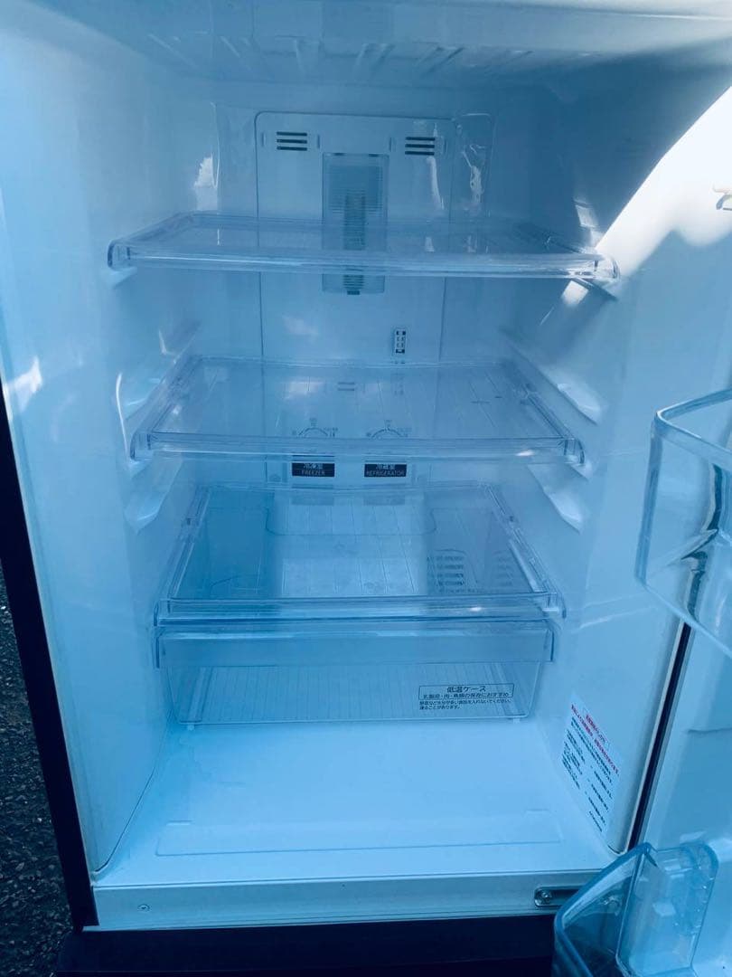 ♦MITSUBISHI ノンフロン冷凍冷蔵庫【2013年製】MR-P15W-B
