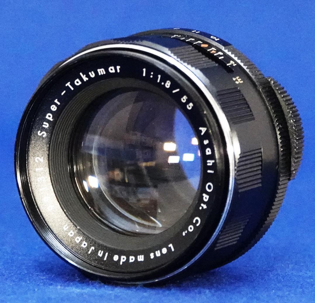991312　超美品　黄変しない前期型Super-Takumar　F1.8/55