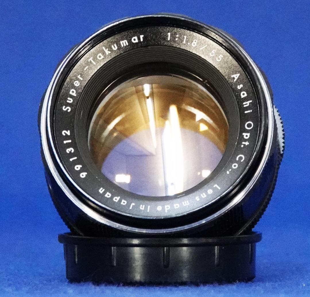 991312　超美品　黄変しない前期型Super-Takumar　F1.8/55