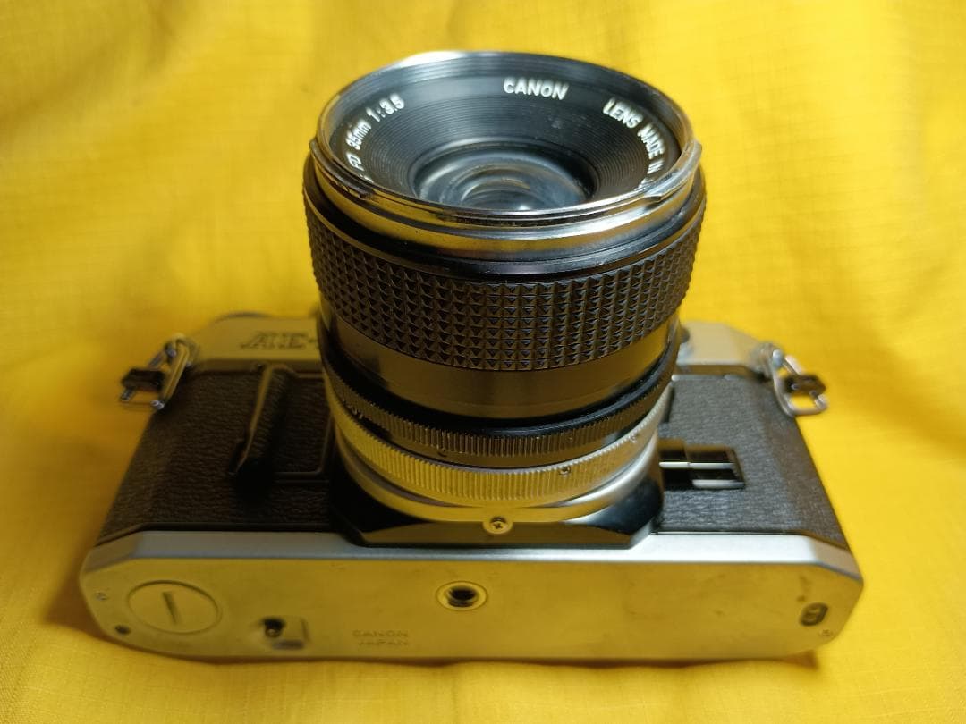 キヤノンAE-1＋FD35mm 1:3.5 【きれいな整備品中古】