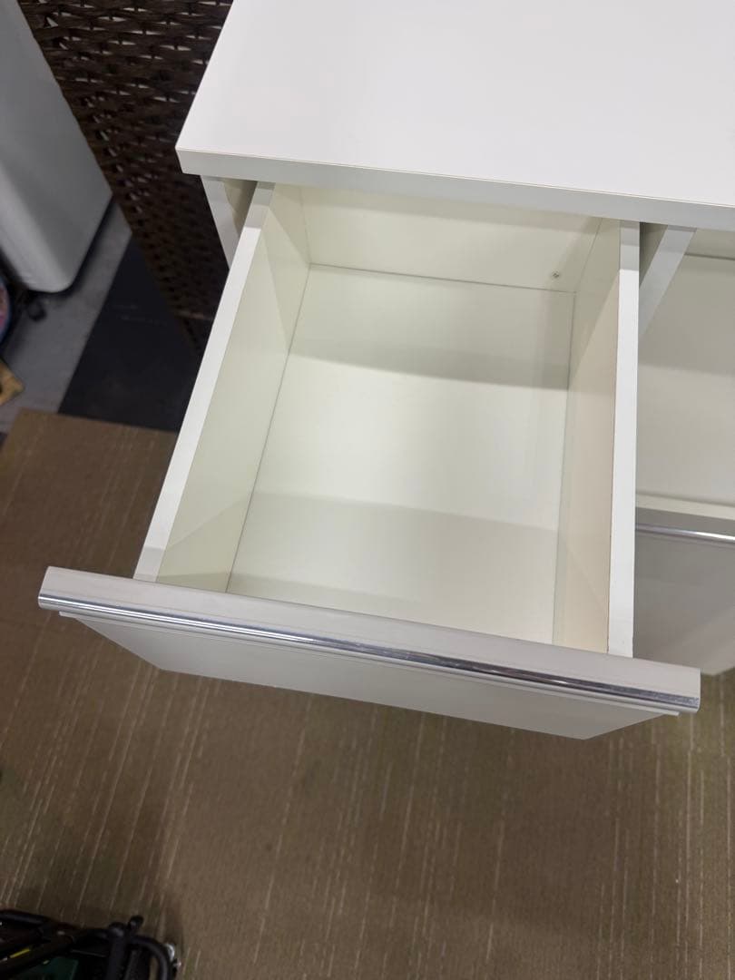 【美品】ニトリ　レンジ台　（フォルムN RE1275 WH）　レンジボード