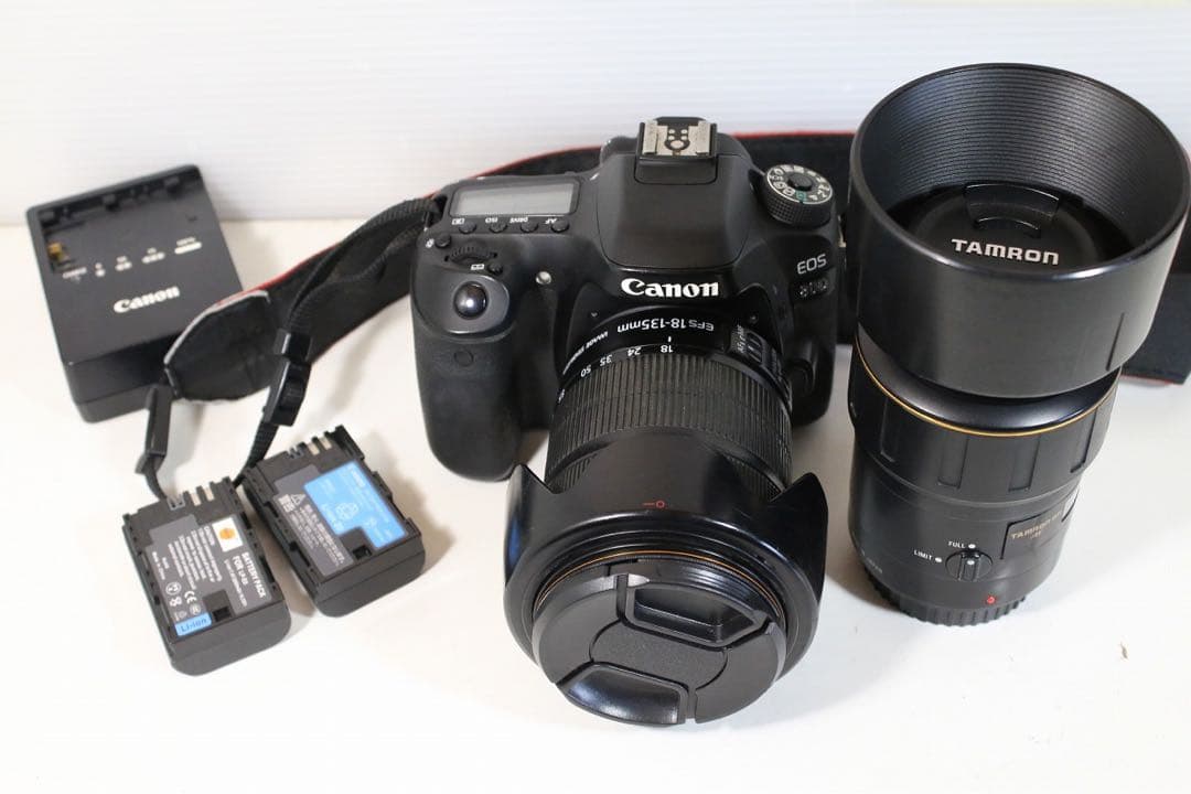 ジャンク品Canon EOS 80D EF-S18-135mm TAMRON 付