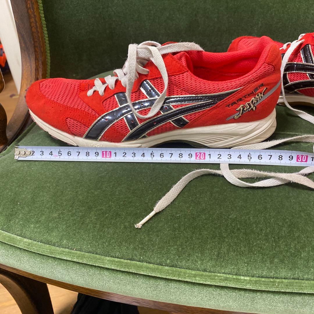 ASICS TARTHER JAPAN ランニングシューズ レッド　サイズ28