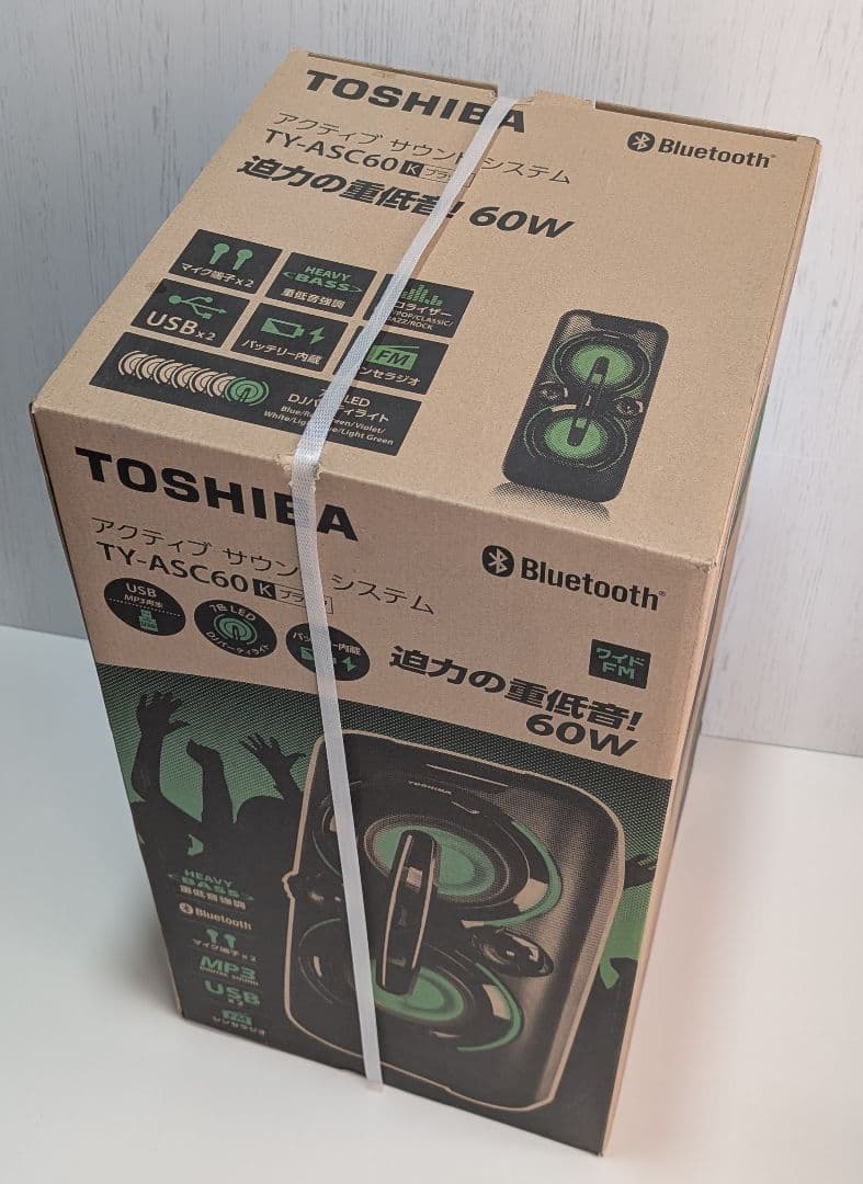 【新品未開封】　TOSHIBA 東芝 TY-ASC60 ブラック スピーカー