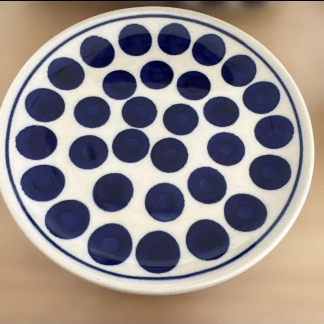 新品未使用・ポーリッシュポタリー　水玉セット