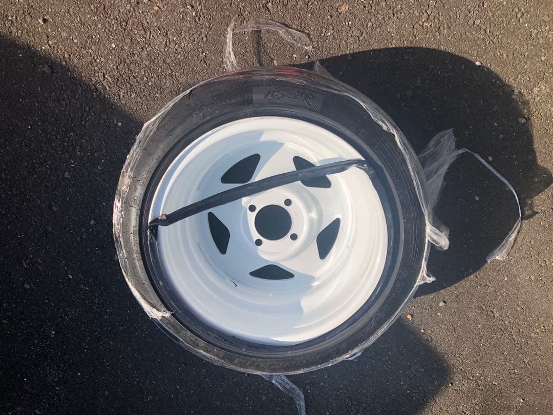 esb ESB TC01 15㌅ホワイト てっちん5スポークホイールセット2本