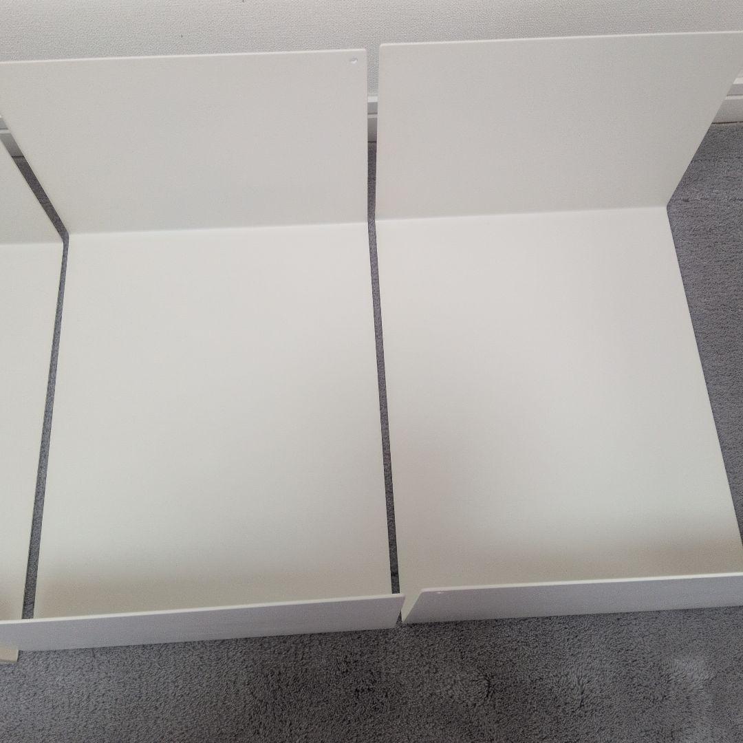 無印良品コの字棚4個セット　スタッキングシェルフ用