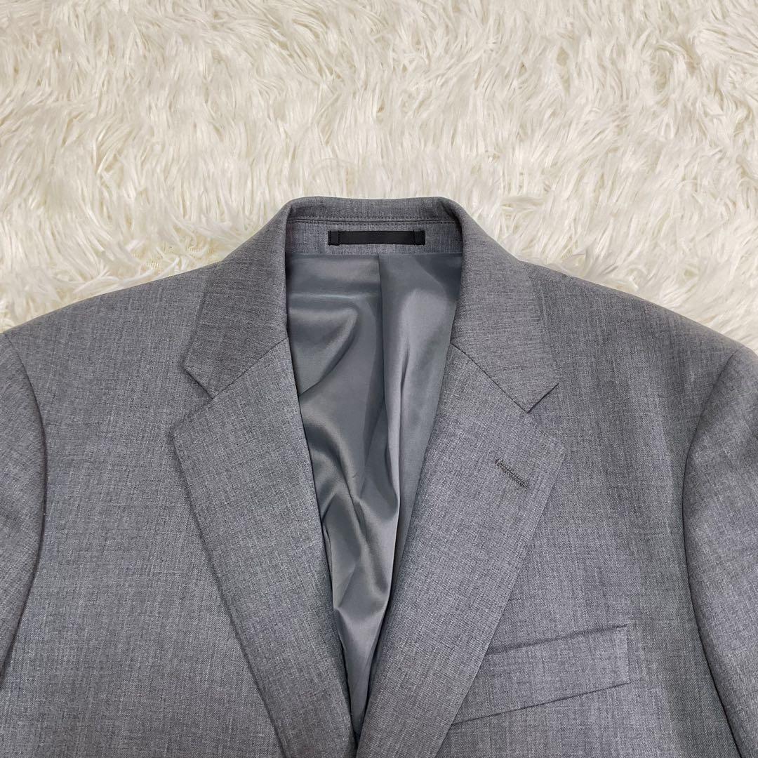 新品未使用♪UNIQLO ストレッチウールスリムジャケット グレー 44サイズ