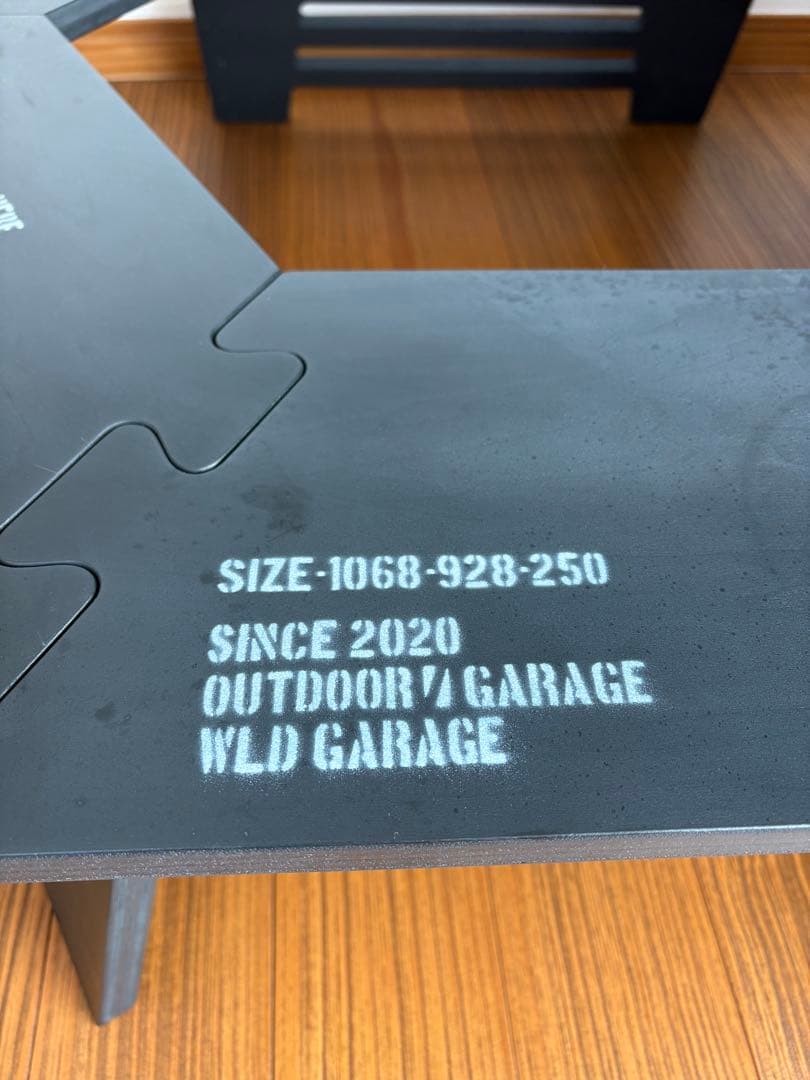 wldgarageヘキサテーブル(ブラック)