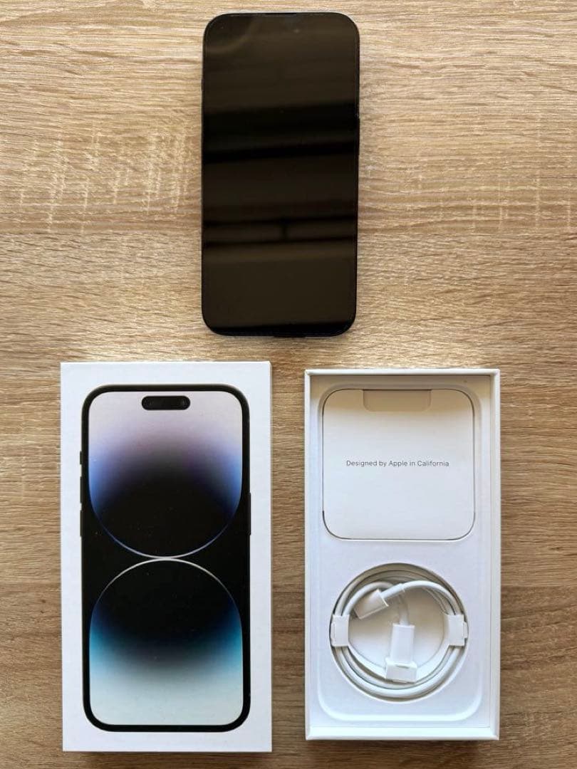 Apple iPhone 14 Pro スペースブラック512GB 背面割れ