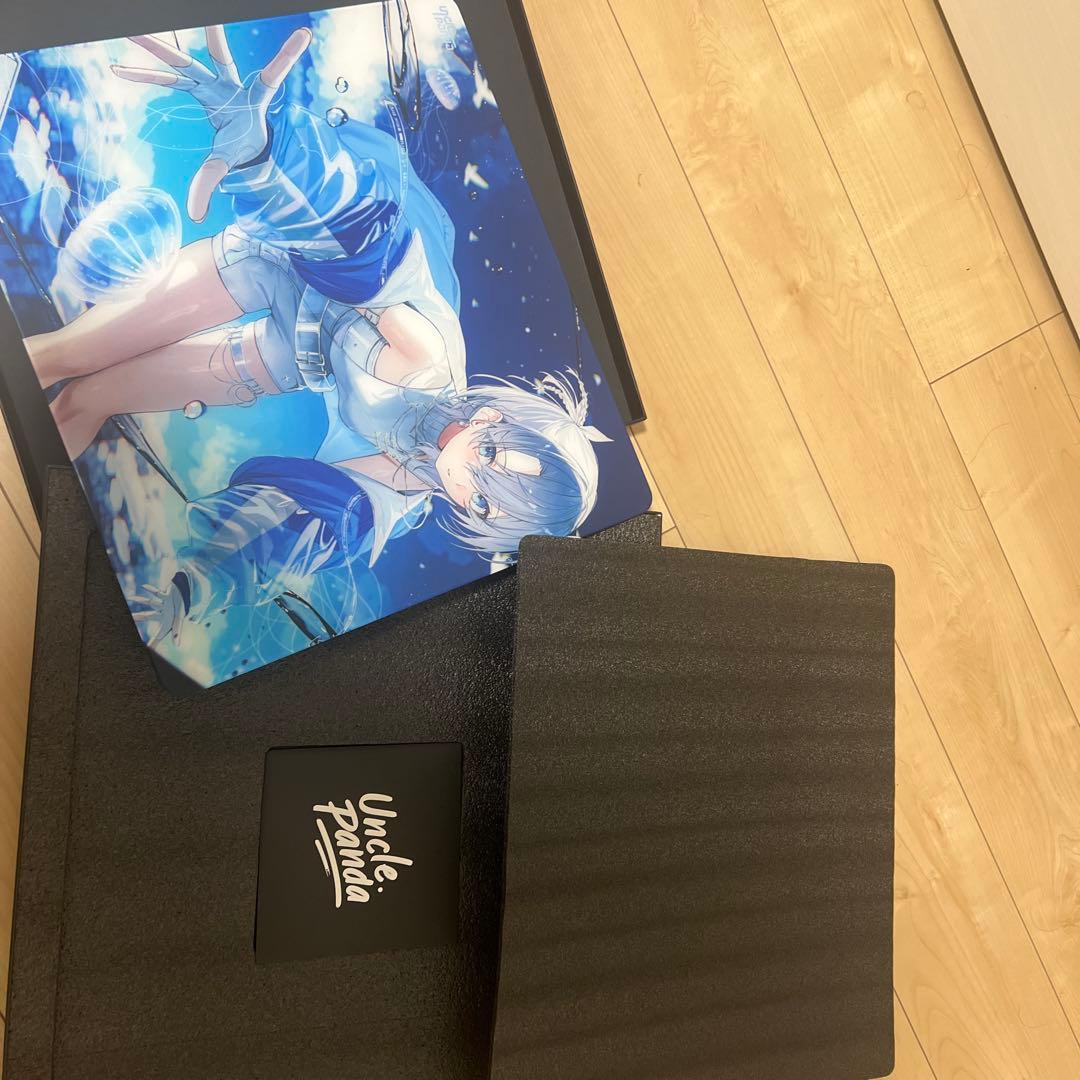 猫麦とろろ ガラスマウスパッド