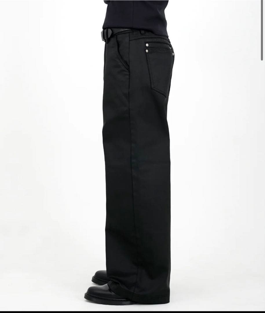 asapmode Oil Coating Wide-Leg Pants Lサイズ