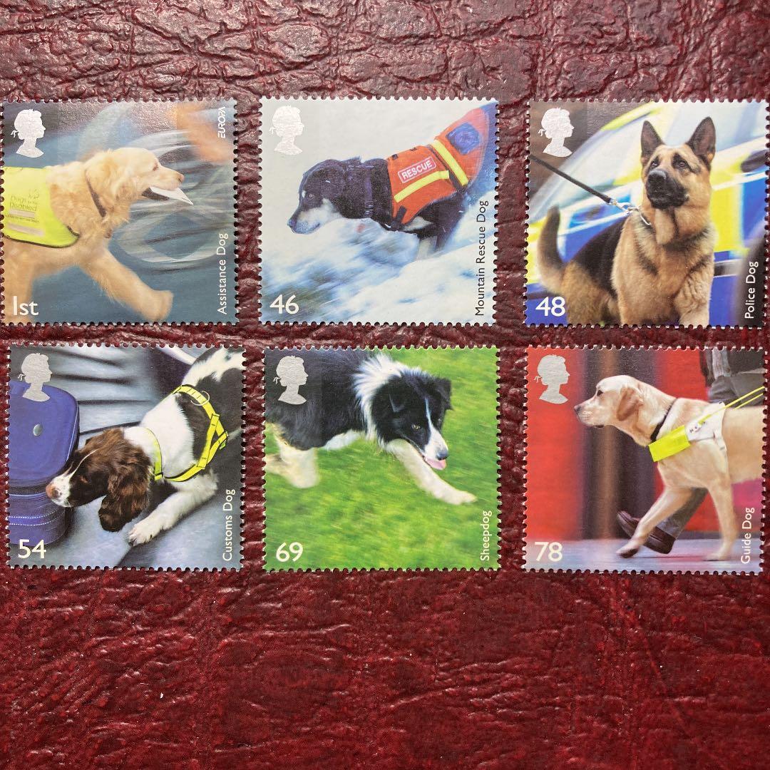 7042 2点限り　外国切手未使用6枚　おまとめ割引あり