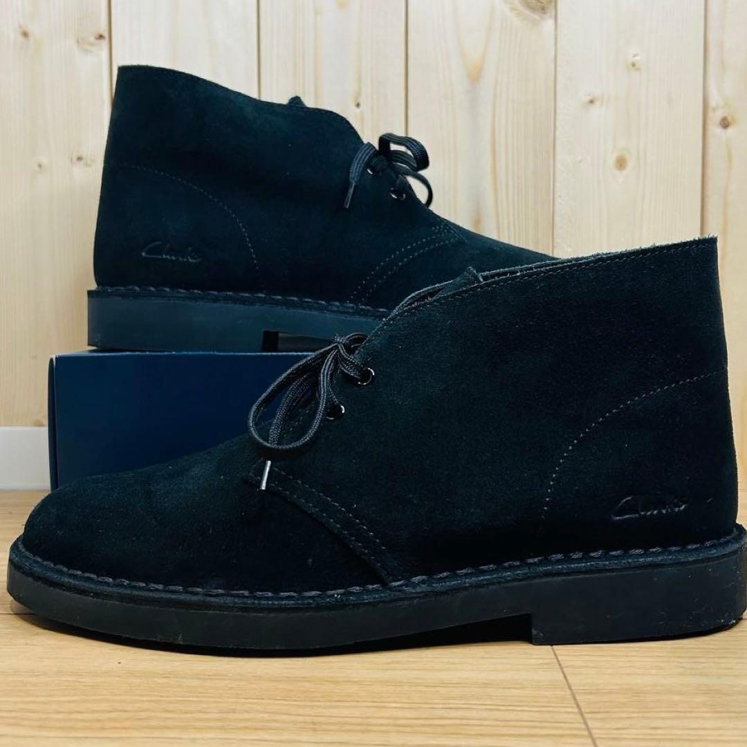 【極美品】Clarks クラークス Desert Boot Evo 黒 25cm