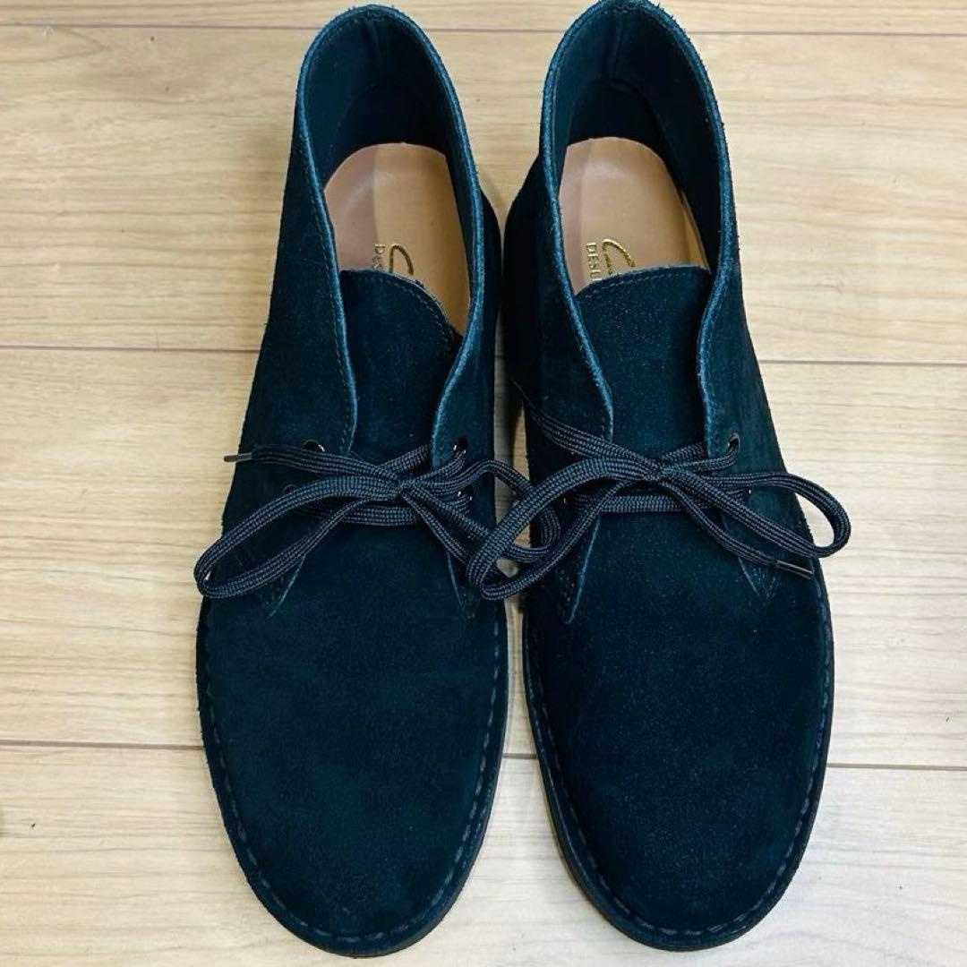 【極美品】Clarks クラークス Desert Boot Evo 黒 25cm