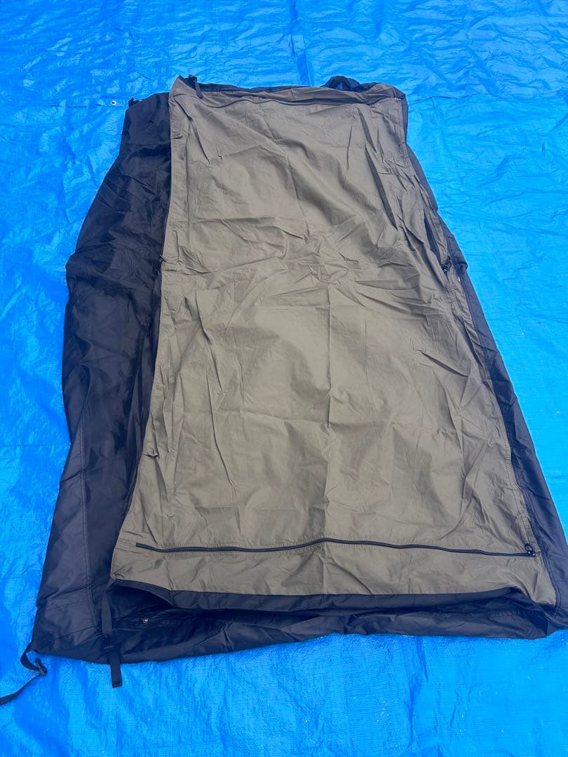 【美品】ヴァストランド VASTLAND TCパップテント ソロ 1人用 軍幕