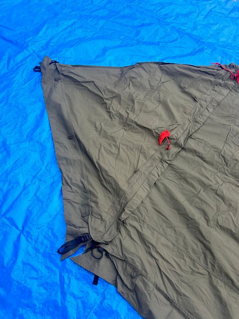 【美品】ヴァストランド VASTLAND TCパップテント ソロ 1人用 軍幕