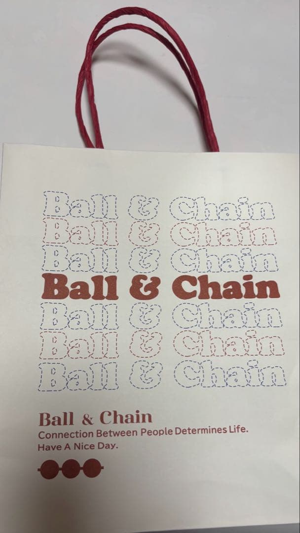 【新品未開封】ボールアンドチェーン　カフェタナカ　エコバッグ　ベージュM