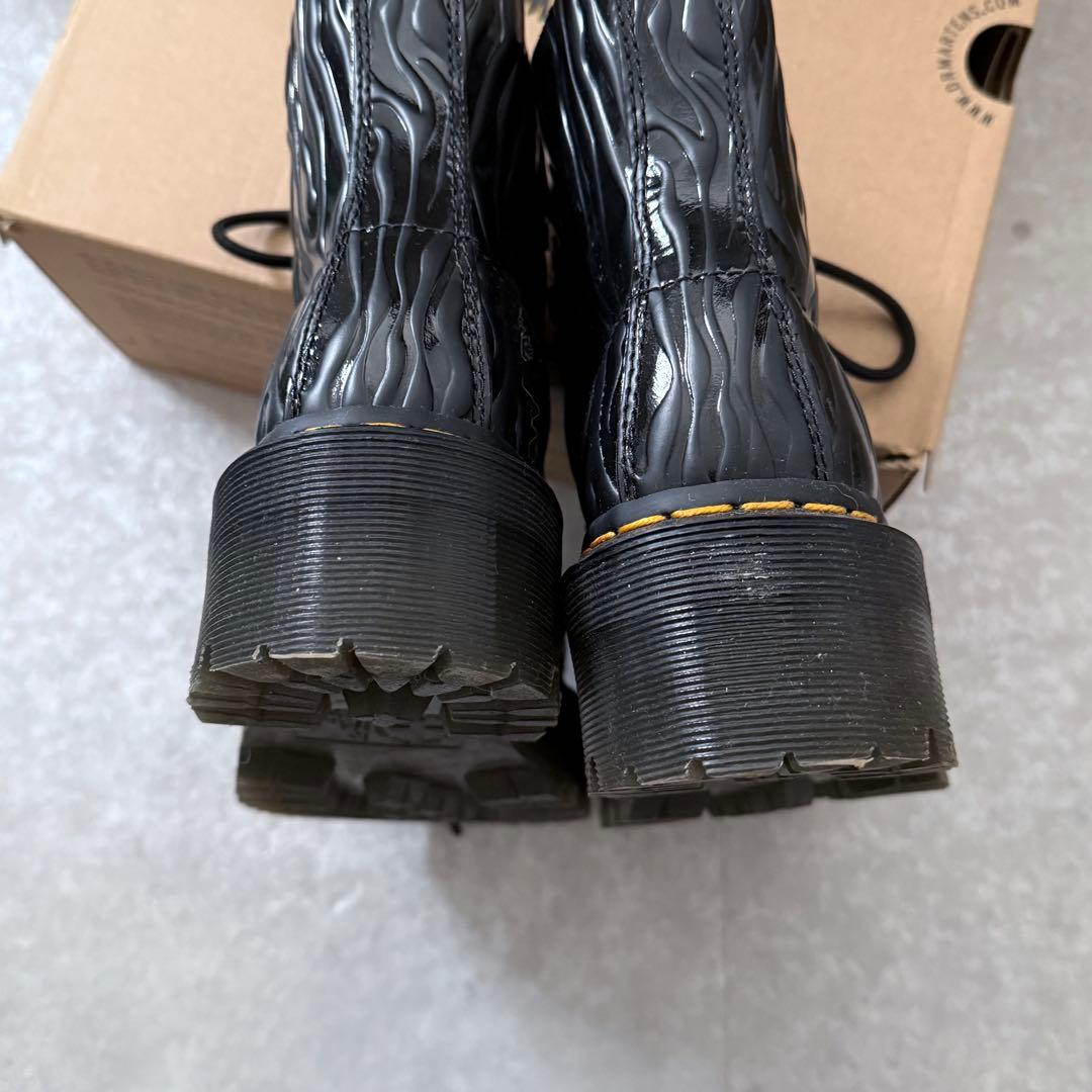 EU37 Dr.Martens ドクターマーチン ゼブラ柄 ブーツ