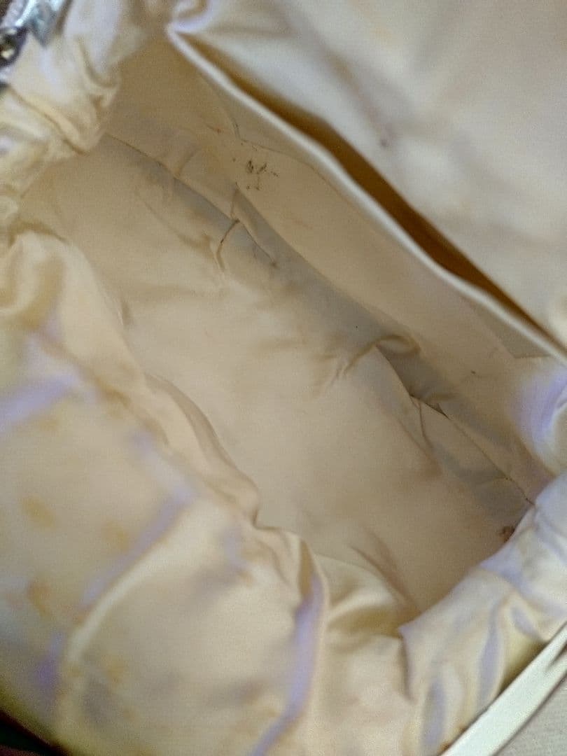 和装　ビーズバック　がま口　昭和レトロ　立体