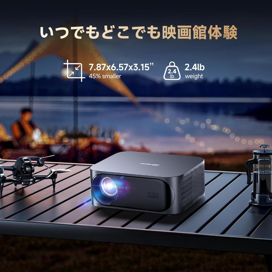 プロジェクター 小型 天井投影 800ASNI 高輝度 1080P 4K対応