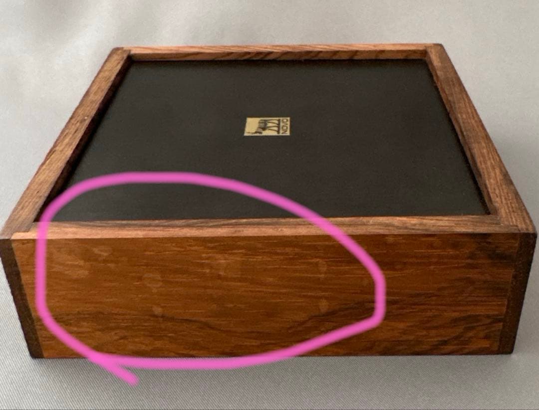 Novo Nordiskノボノルディスク セラミック×ローズウッド　小物入れ