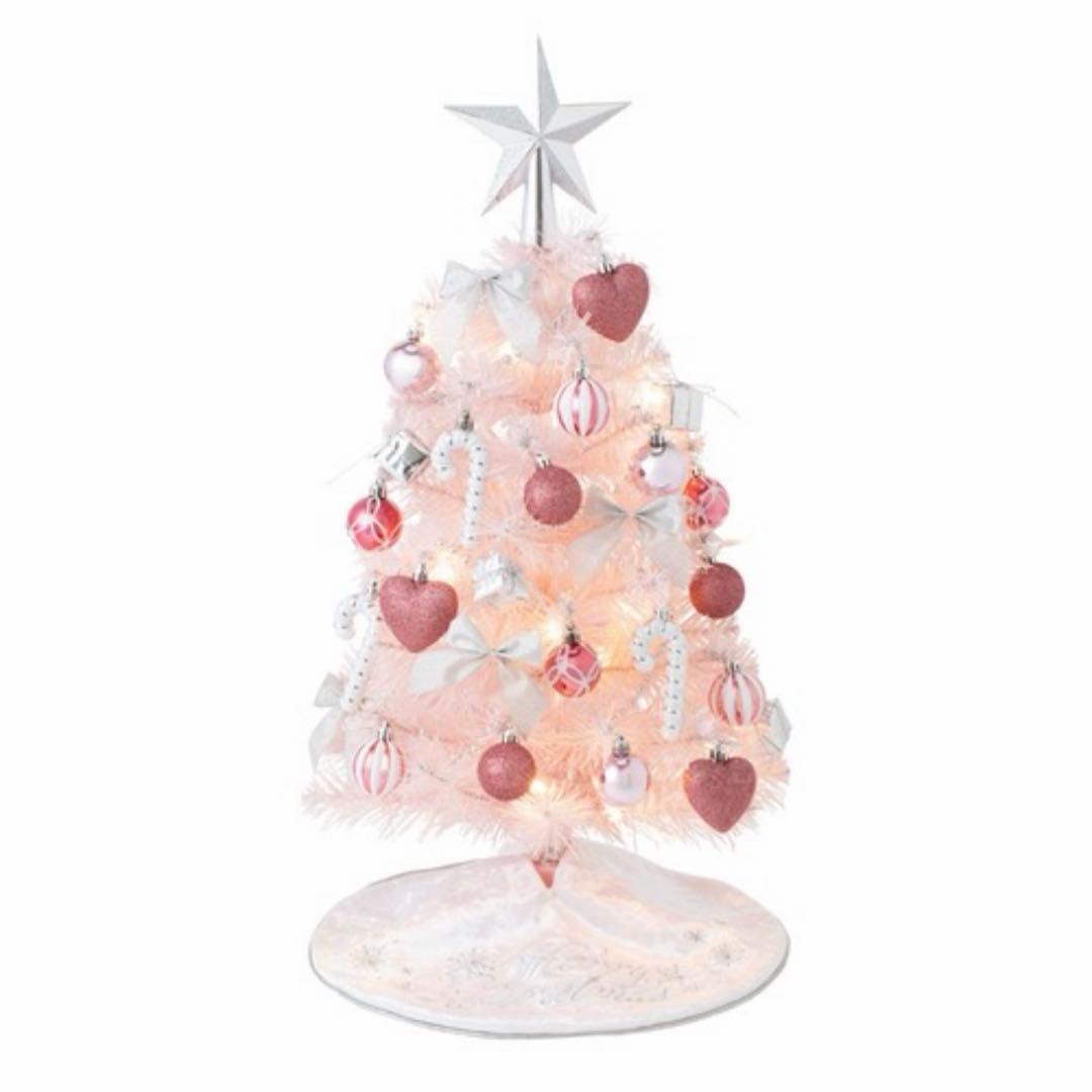 Francfranc クリスマスツリー スターターセット 60cm ピンク