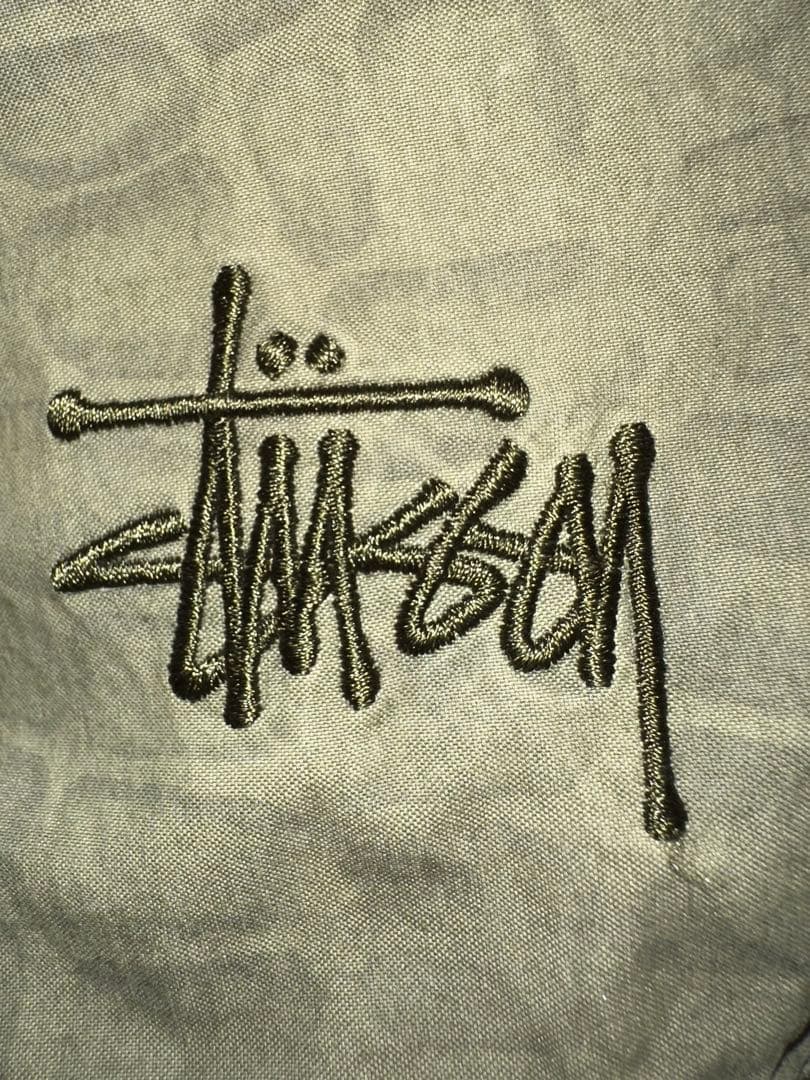 Stüssy モッズコート カーキ クロコダイル柄 古着