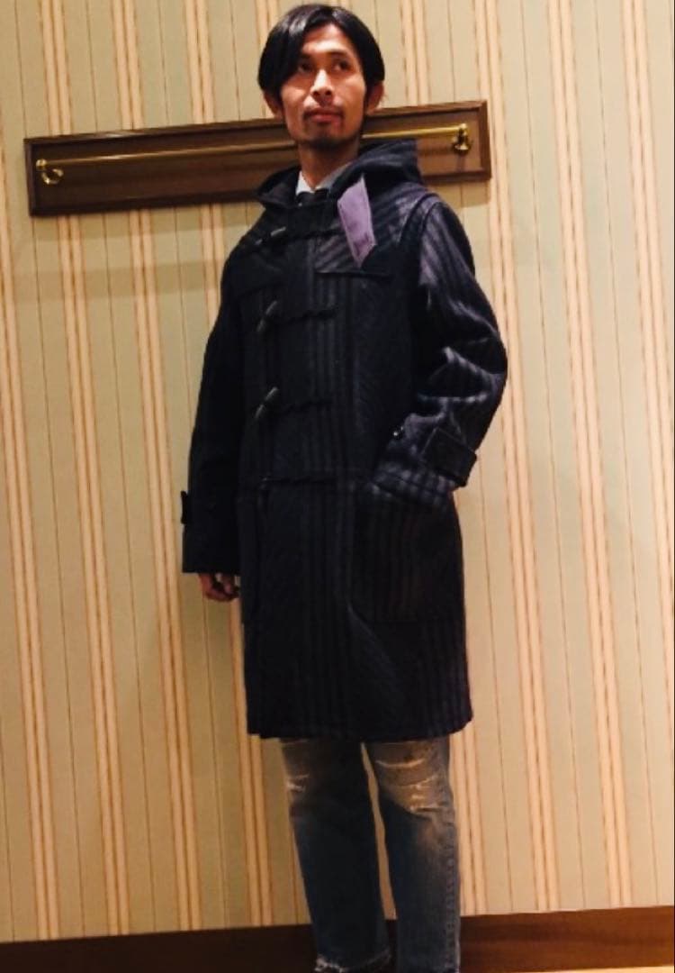 定価11万　超希少でオシャレ　beams f ダズル迷彩ダッフルコート　XS