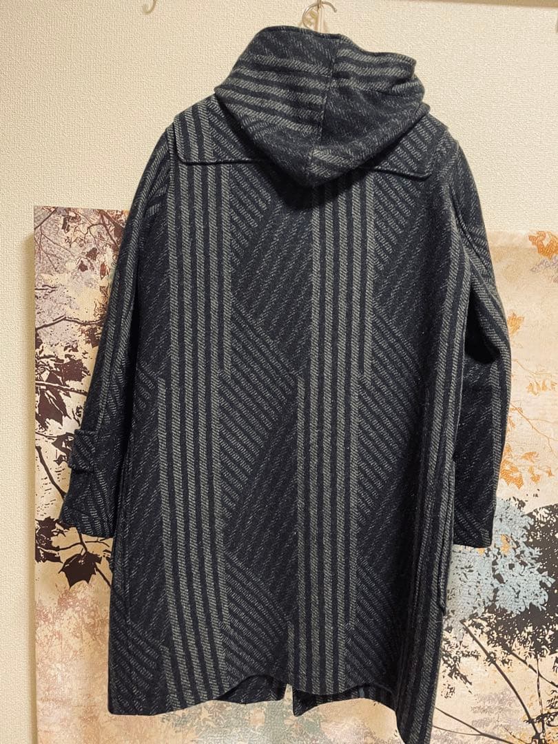 定価11万　超希少でオシャレ　beams f ダズル迷彩ダッフルコート　XS