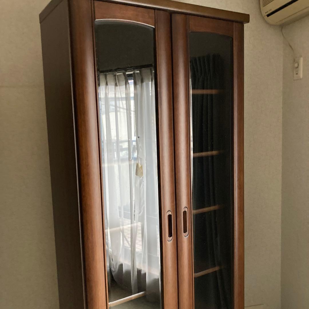 書斎本棚　食器棚　展示棚(モーブル家具)