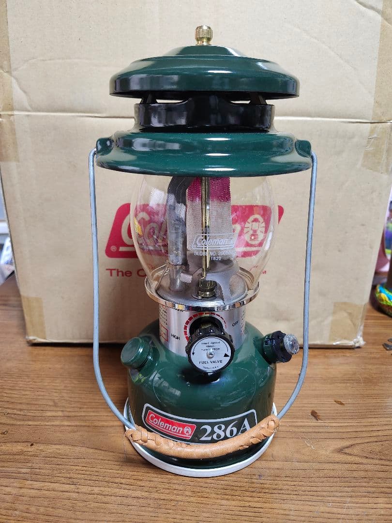 コールマン 286A カスタム 2019年４月製造ランタン ケース付き