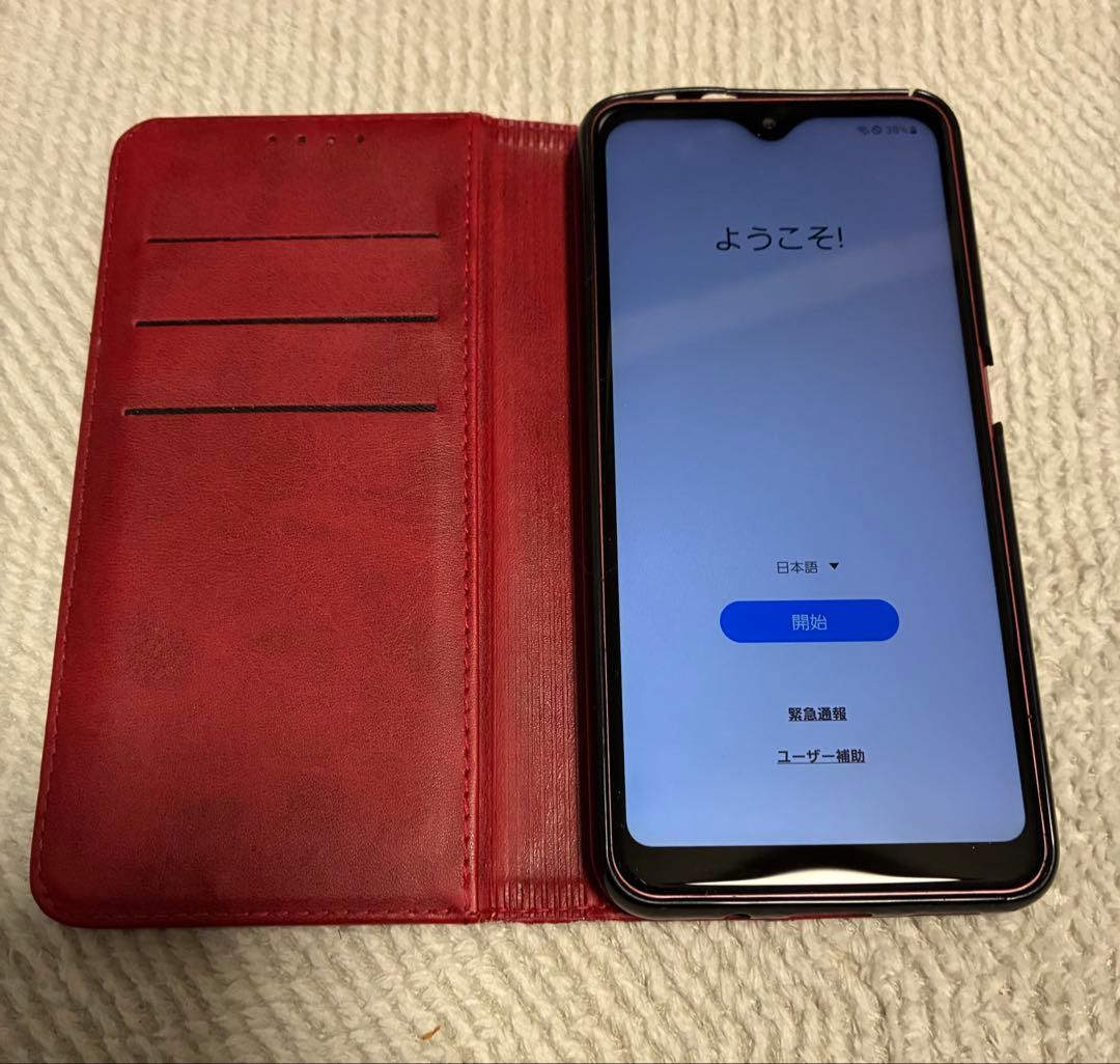 美品‼️Galaxy SC-56B docomo ケース付き　レッド