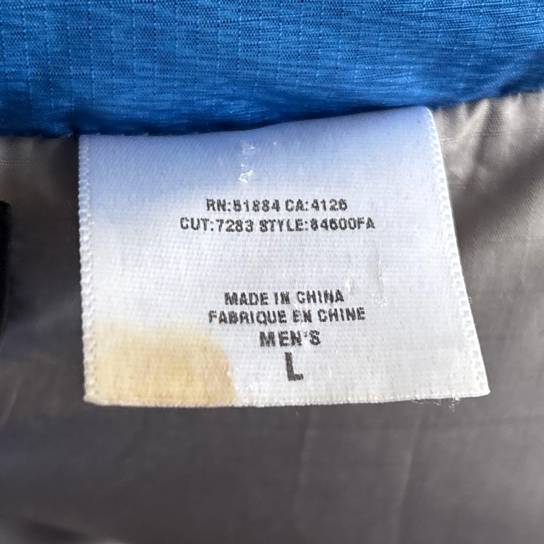 00's■patagonia パタゴニア【L】パッカブル ダウンジャケット 青