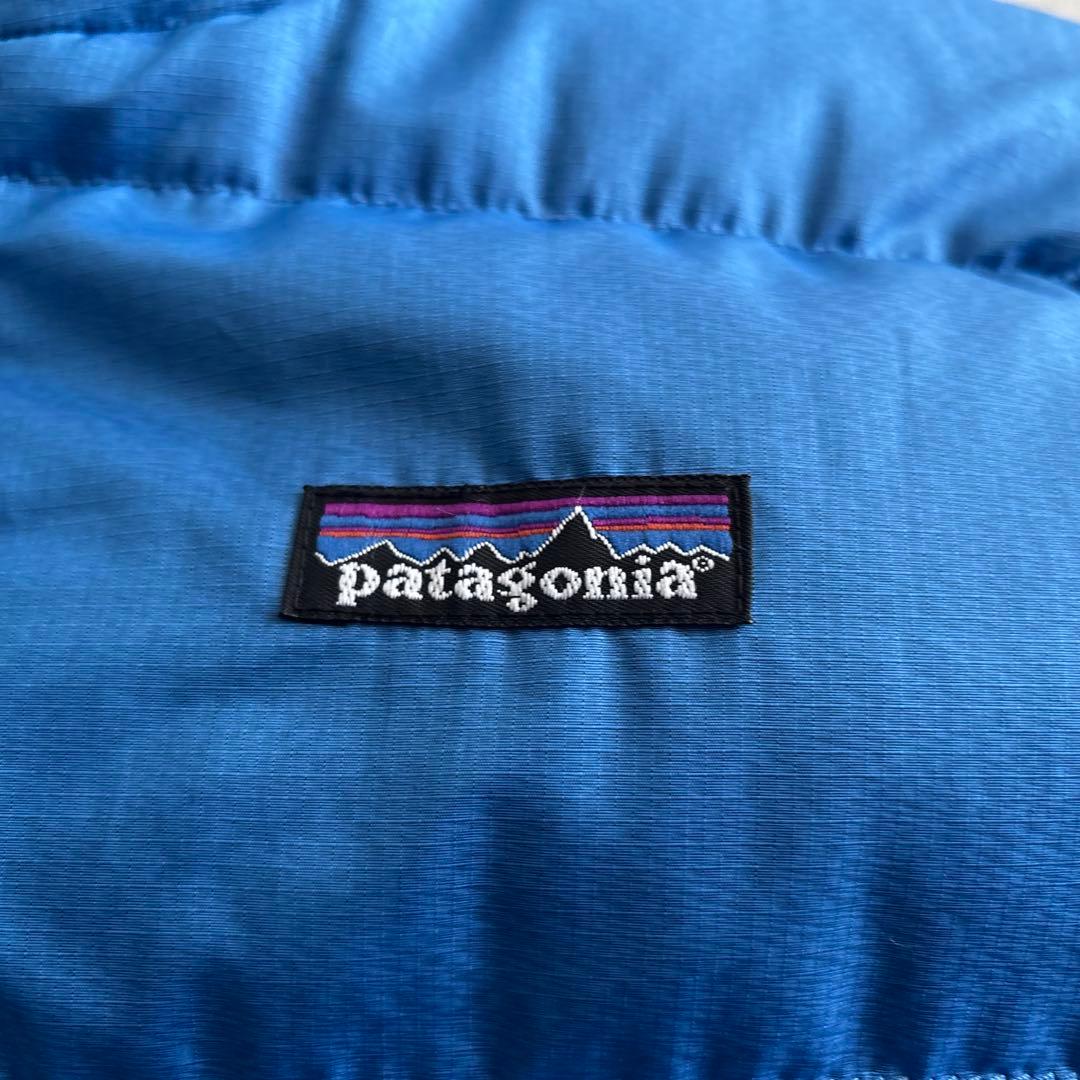 00's■patagonia パタゴニア【L】パッカブル ダウンジャケット 青