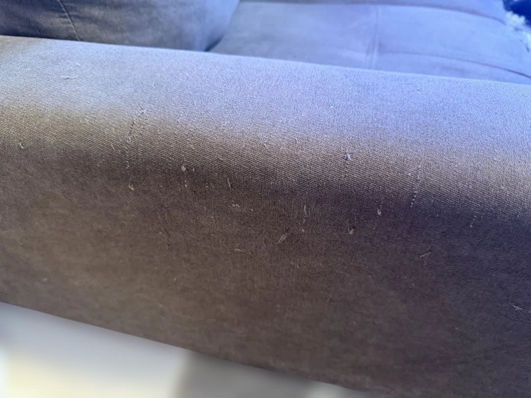 ブラウンファブリックソファ