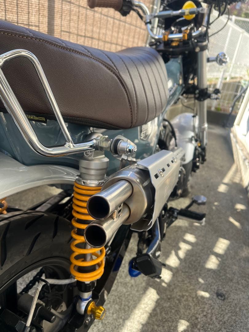 JB04-ダックス125マフラー　モリワキラフギア