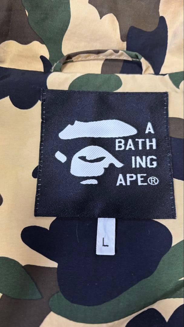 【初期】APE エイプ ナイロン 迷彩　ジャケット ベイプカモ ファーストカモ