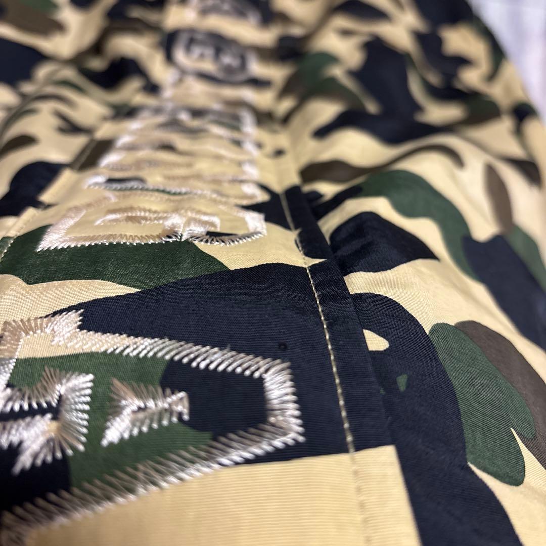 【初期】APE エイプ ナイロン 迷彩　ジャケット ベイプカモ ファーストカモ