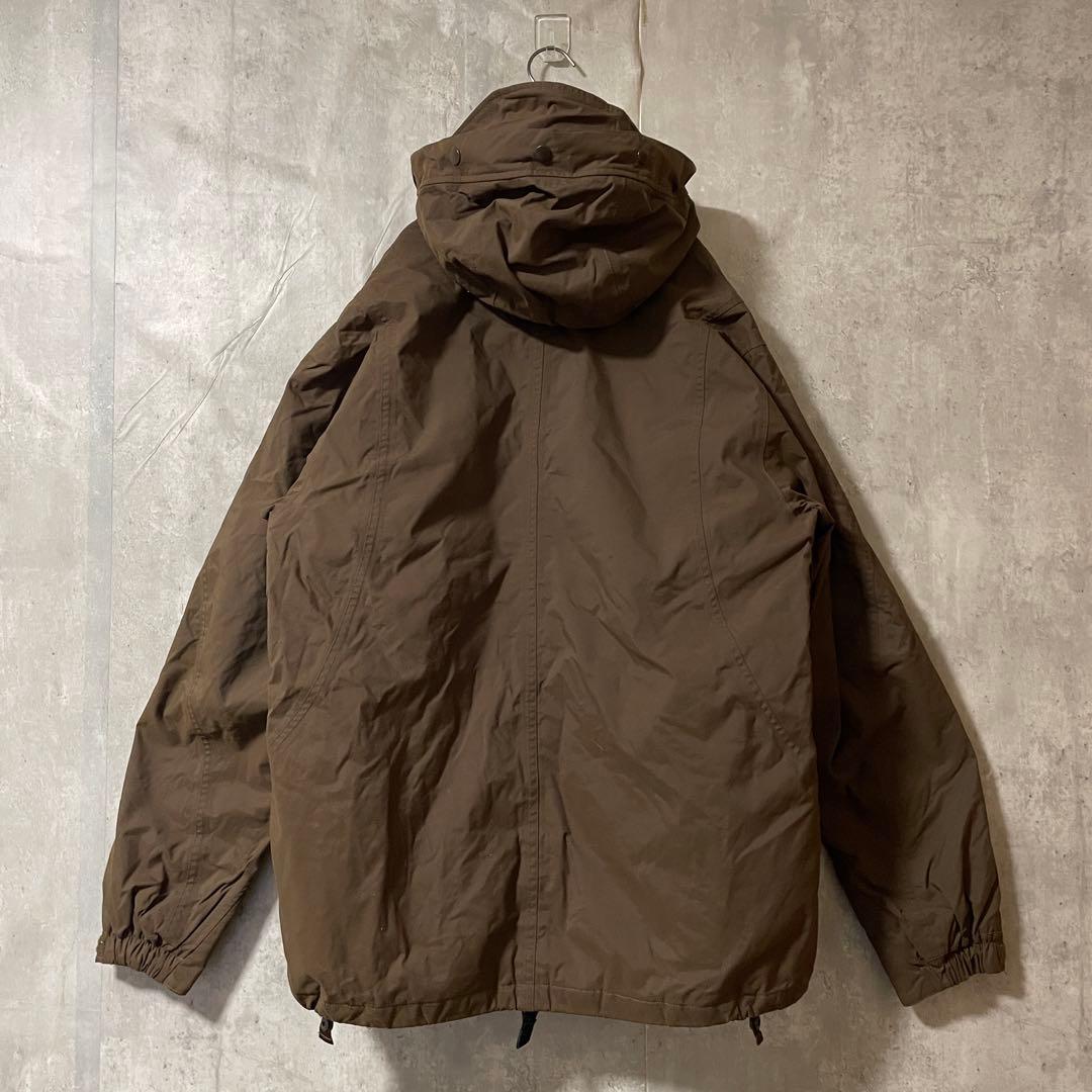 Burtonバートンスキーウェアスノーボードジャケットパーカーフード茶色ブラウン