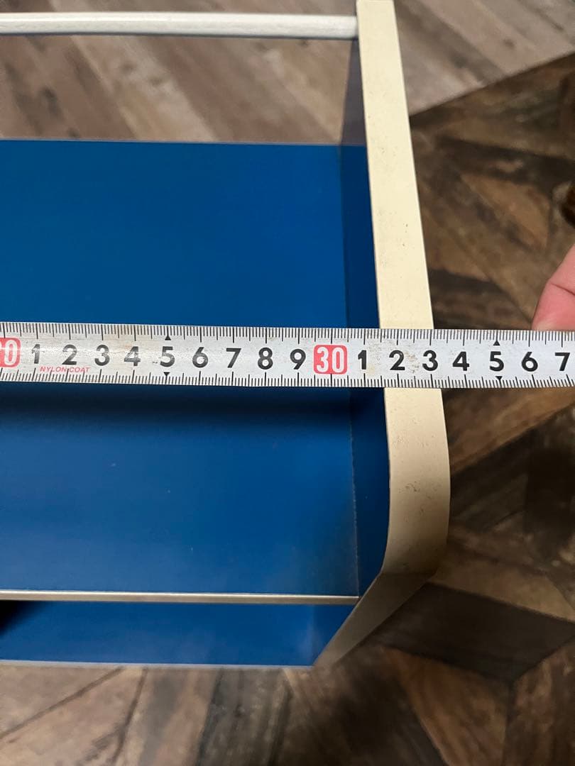 レトロポップ 棚 昭和レトロ 当時物 インテリア 青 ブルー