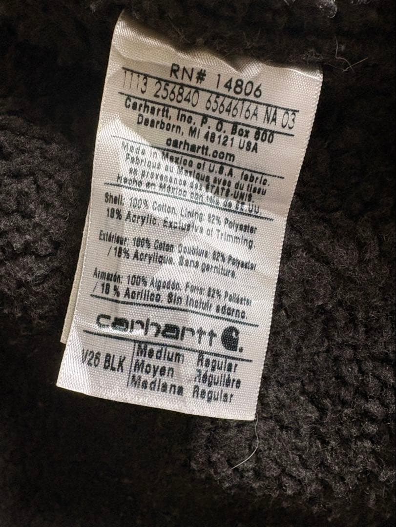 Carhartt V26 BLK サンドストーン ダックベスト 墨黒